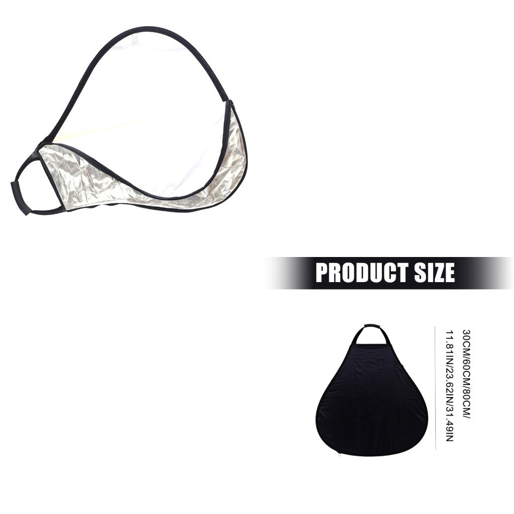 Photography Lighting Reflectors - 30cm/60cm/80cm Photography Light Reflector Triangle Photography
