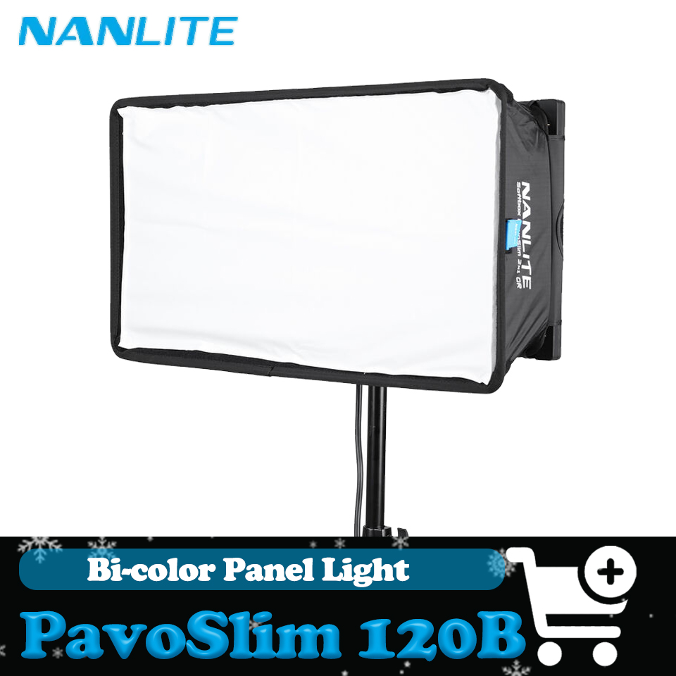Photography Lighting Wireless - Nanlite PavoSlim 120B Bi-color Panel Light