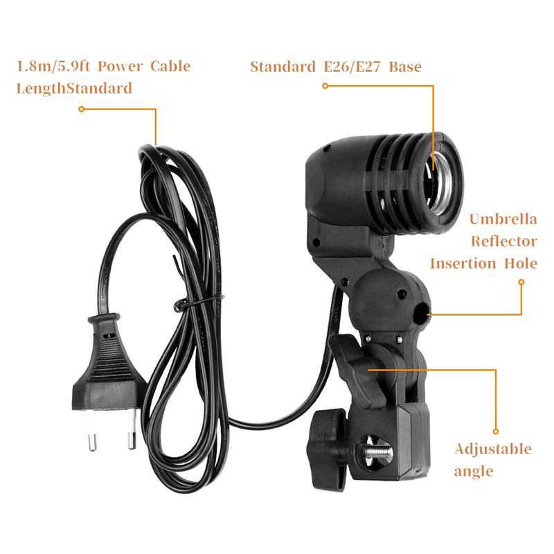 1.8m Cable Cord Light Bulb Sta - Photography Lighting Umbrella review and price
