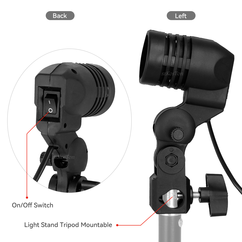 Single Head Bulb Holder E27 So - Photography Lighting Umbrella review and price