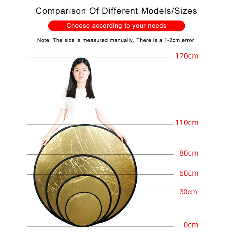 2in1 Round Portable Reflector  - Photography Lighting Reflectors review and price