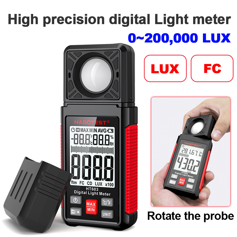 HT603 Digital Lux Meter 0~200, - Photography Lighting Portable review and price