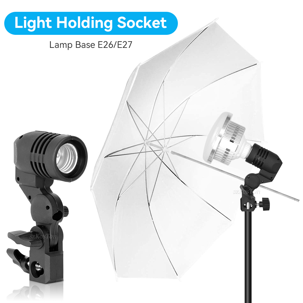 2PCS/1PC E27 Single Head Bulb  - Photography Lighting Umbrella review and price