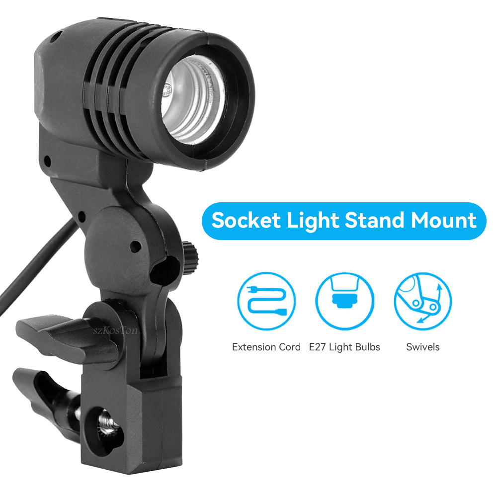 2PCS/1PC E27 Single Head Bulb  - Photography Lighting Umbrella review and price