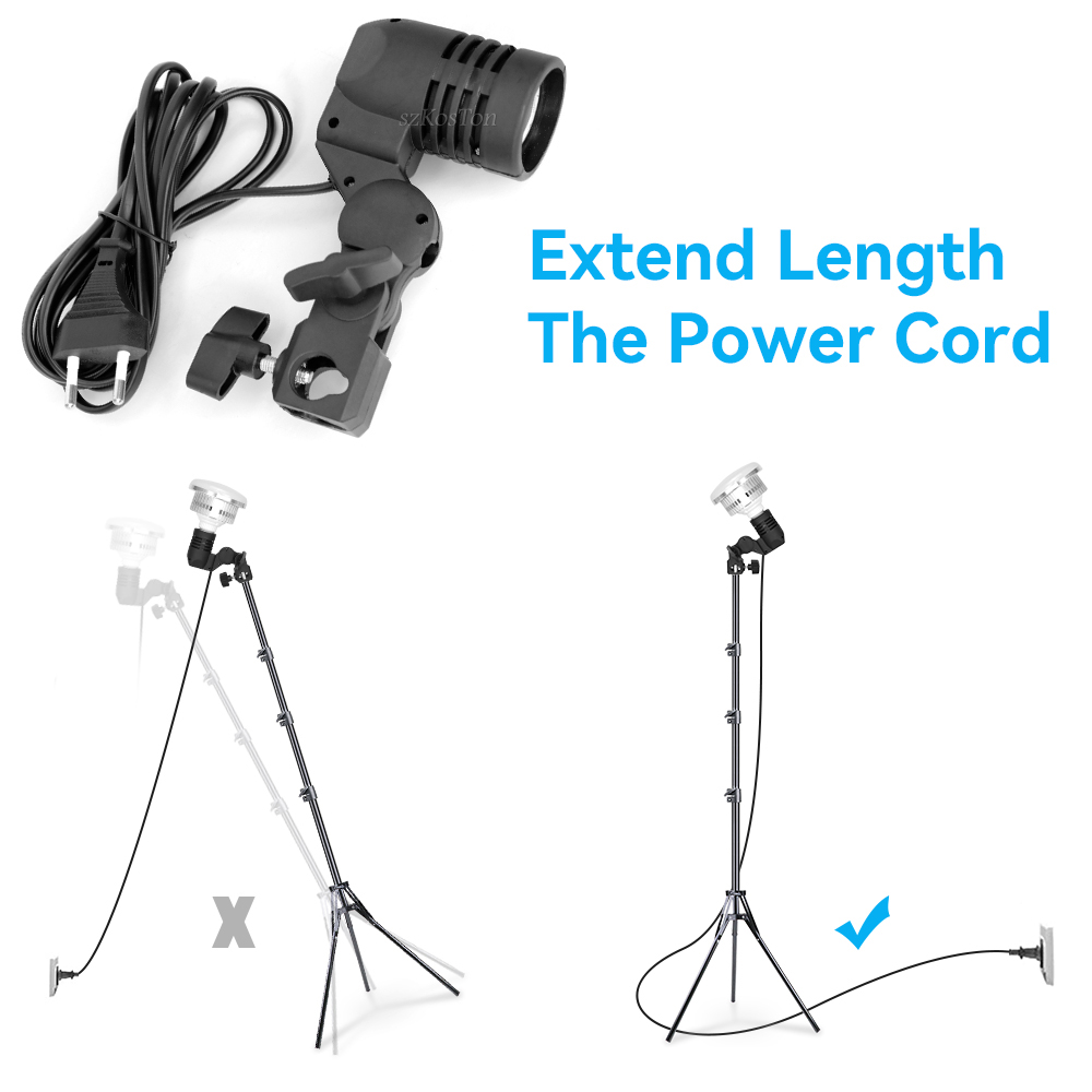 2PCS/1PC E27 Single Head Bulb  - Photography Lighting Umbrella review and price