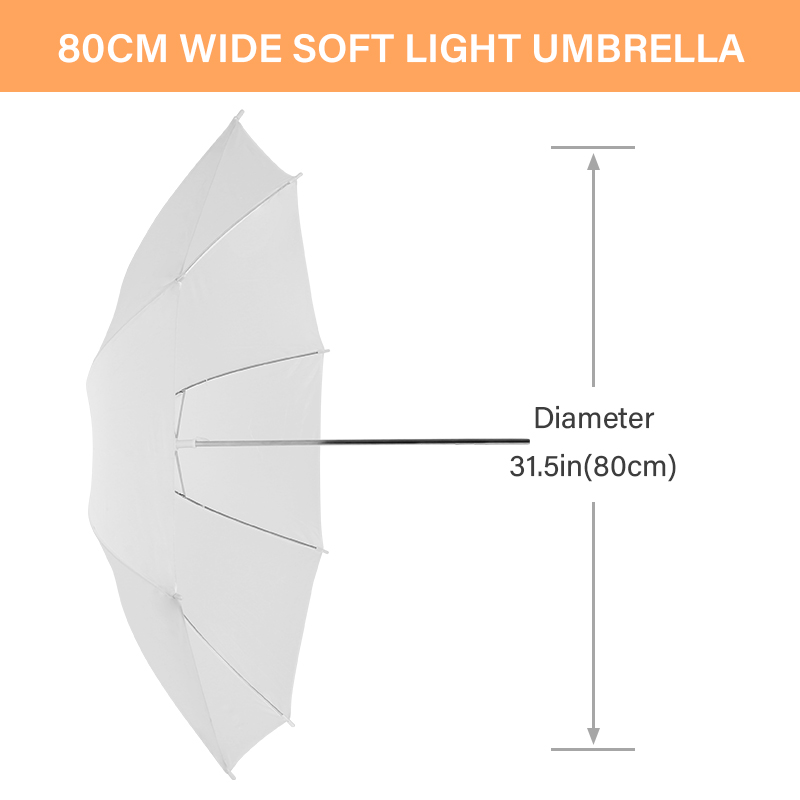 76 * 80cm X4 Transparent White - Photography Lighting Umbrella review and price