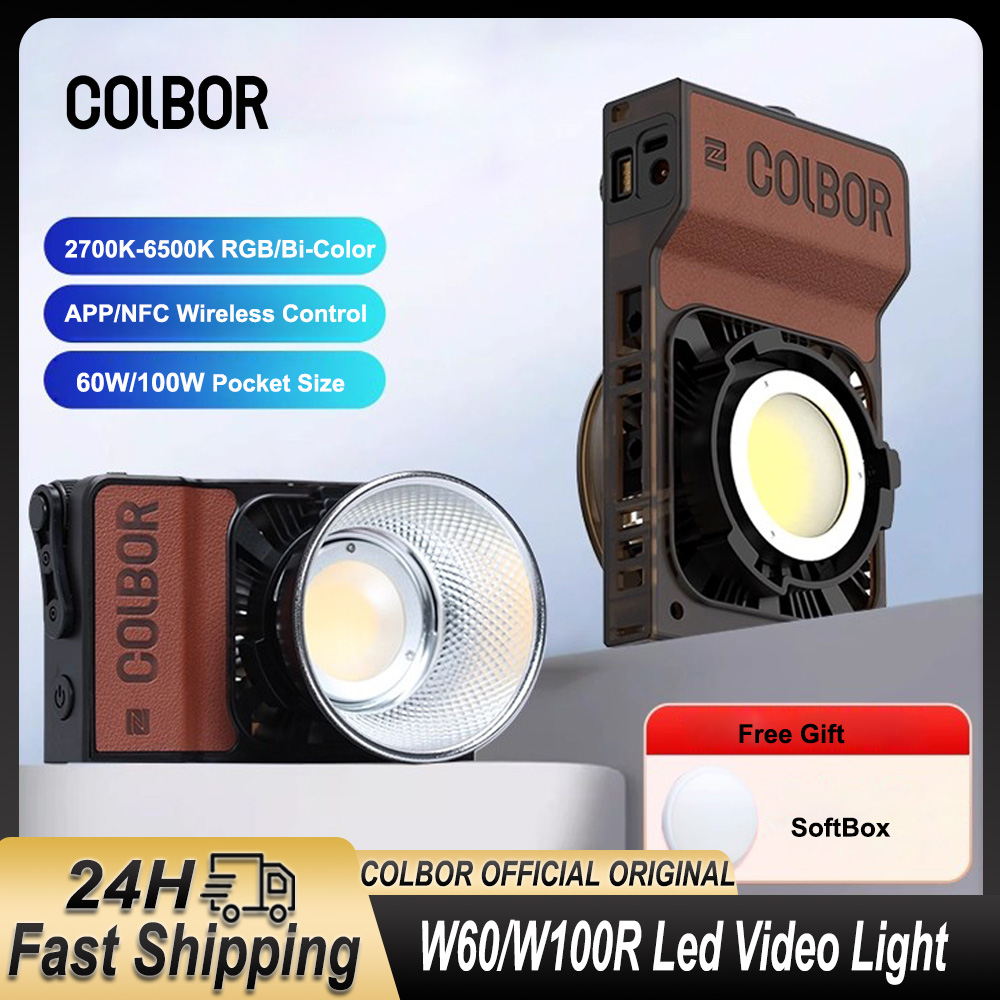 Colbor W60 W100R RGB LED Video - Photography Lighting Wireless review and price