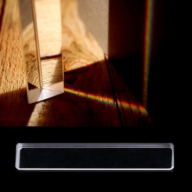 Optical Glass Triangular Prism - Photography Lighting Quotes review and price