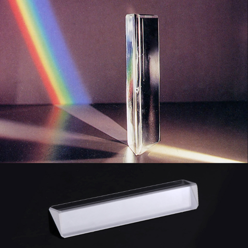 Optical Glass Triangular Prism - Photography Lighting Quotes review and price